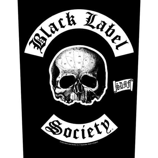 Black Label Society Sdmf Back Patch Front