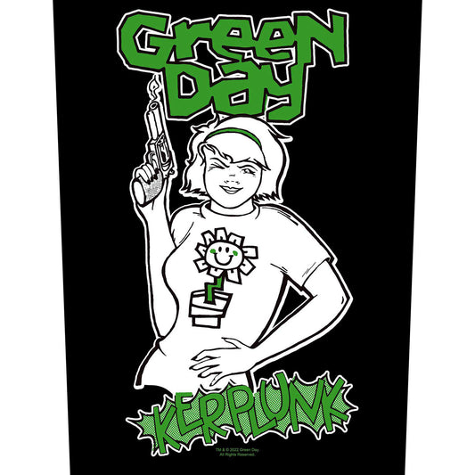 Green Day Kerplunk Back Patch Front
