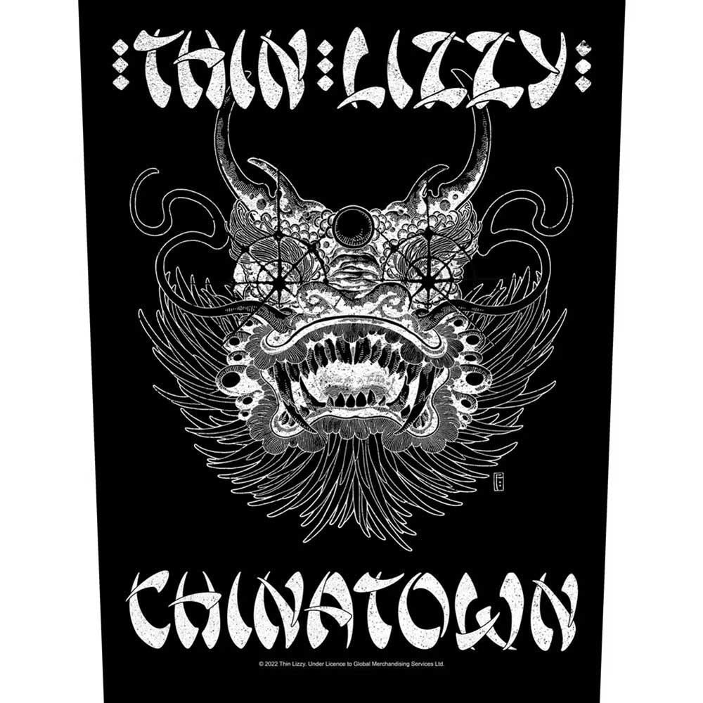 Thin Lizzy Chinatown Back Patch Front
