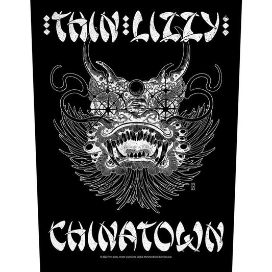 Thin Lizzy Chinatown Back Patch Front