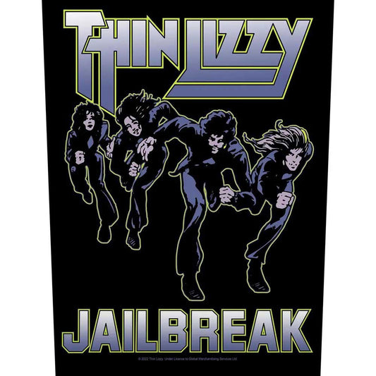 Thin Lizzy Jailbreak Back Patch Front