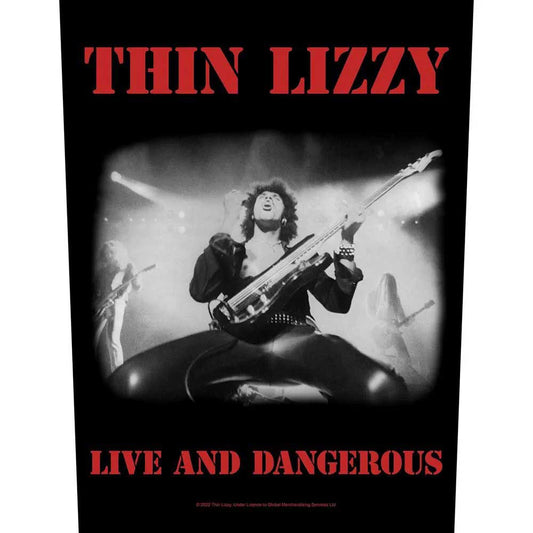 Thin Lizzy Live & Dangerous Back Patch Front