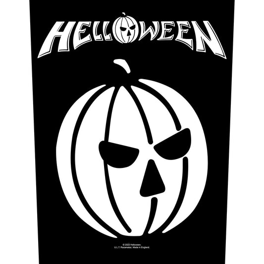 Helloween Pumpkin Back Patch Front