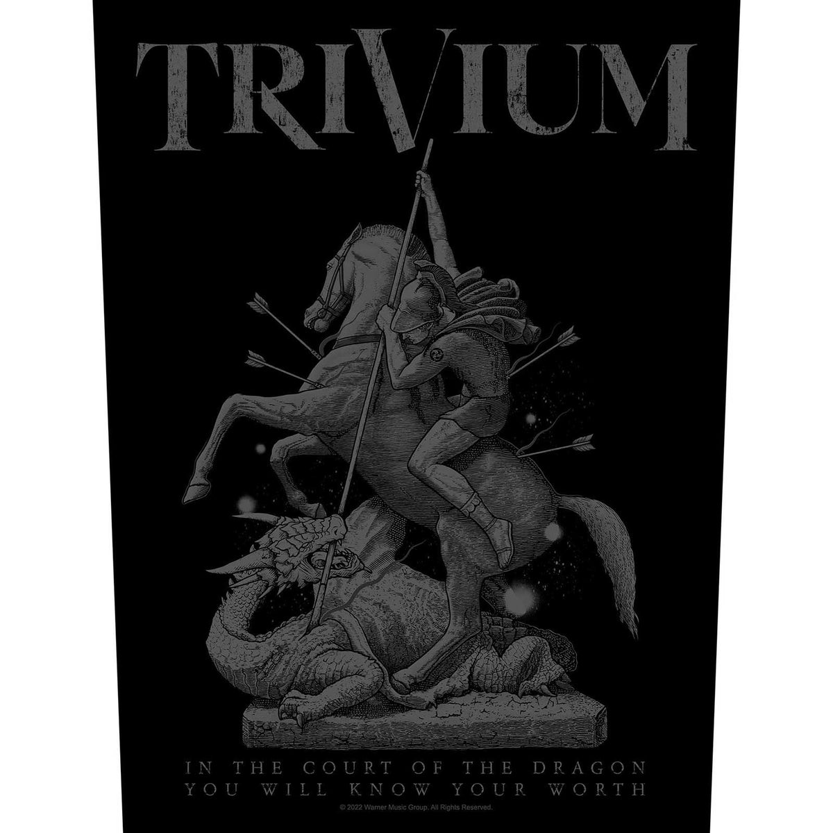 Trivium In The Court Of The Dragon Back Patch Front