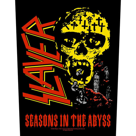 Slayer Seasons In The Abyss Back Patch Front