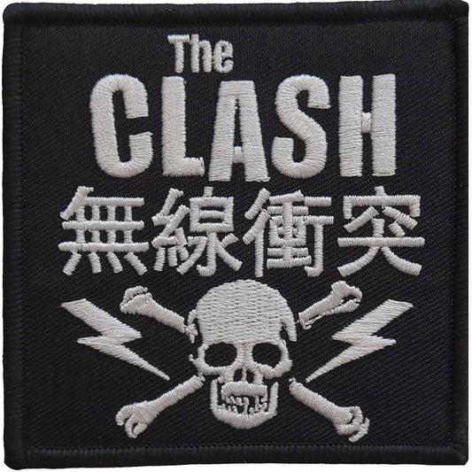 Clash Skull & Crossbones Woven Patch Front