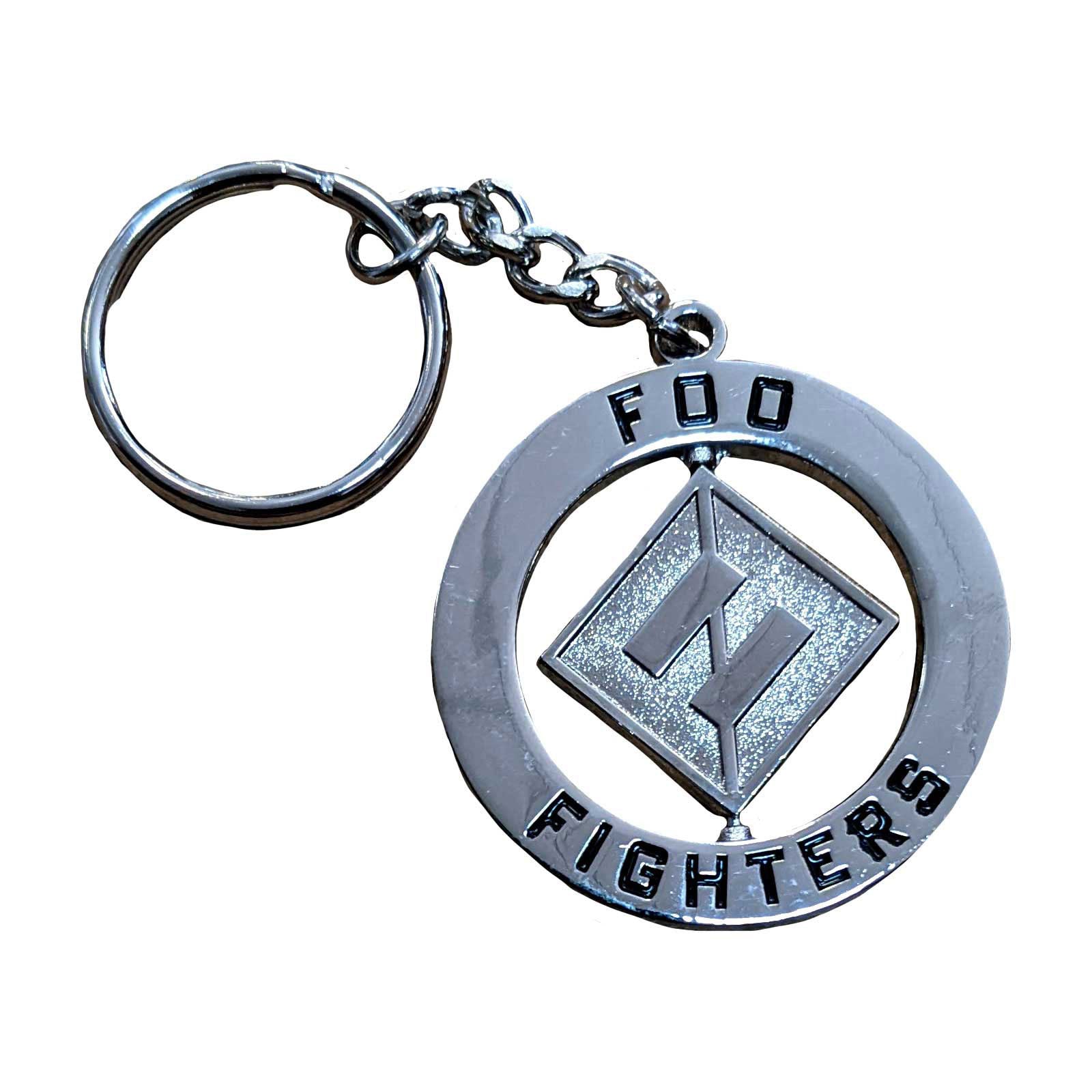 Foo Fighters Concrete & Gold Metal Key Chain