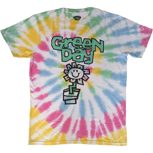Green Day Flower Pot T-shirt Front