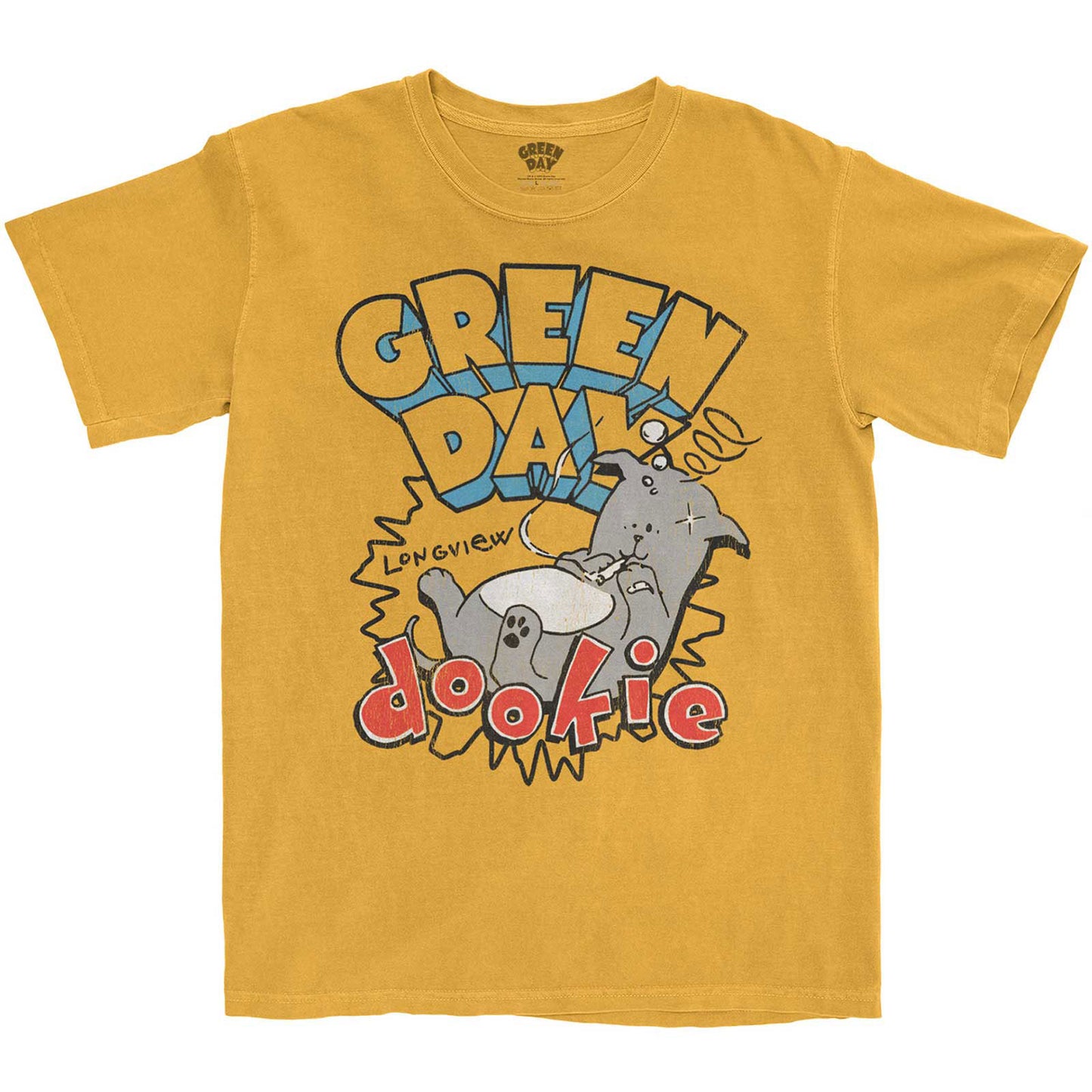Green Day Dookie Longview T-shirt Front
