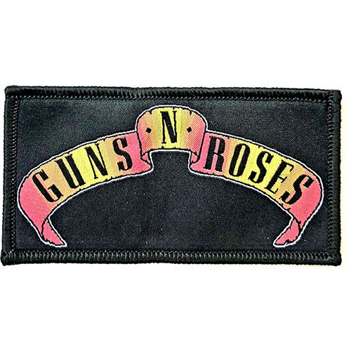 Guns N Roses Scroll Logo Woven Patch Front