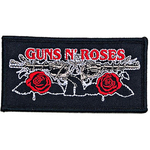 Guns N Roses Vintage Pistols Woven Patch Front