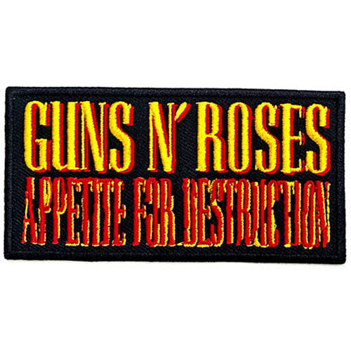 Guns N Roses Appetite For Destruction Woven Patch Front