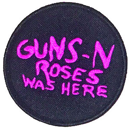 Guns N Roses Was Here Woven Patch Front