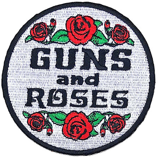 Guns N Roses Roses Woven Patch Front