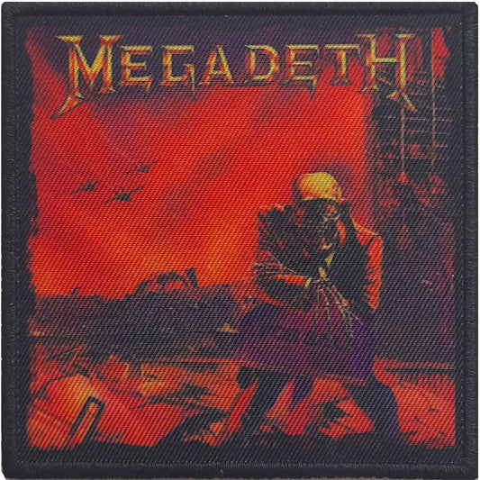 Megadeth Peace Sells Woven Patch Front