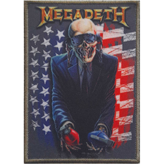 Megadeth Grenade Usa Woven Patch Front