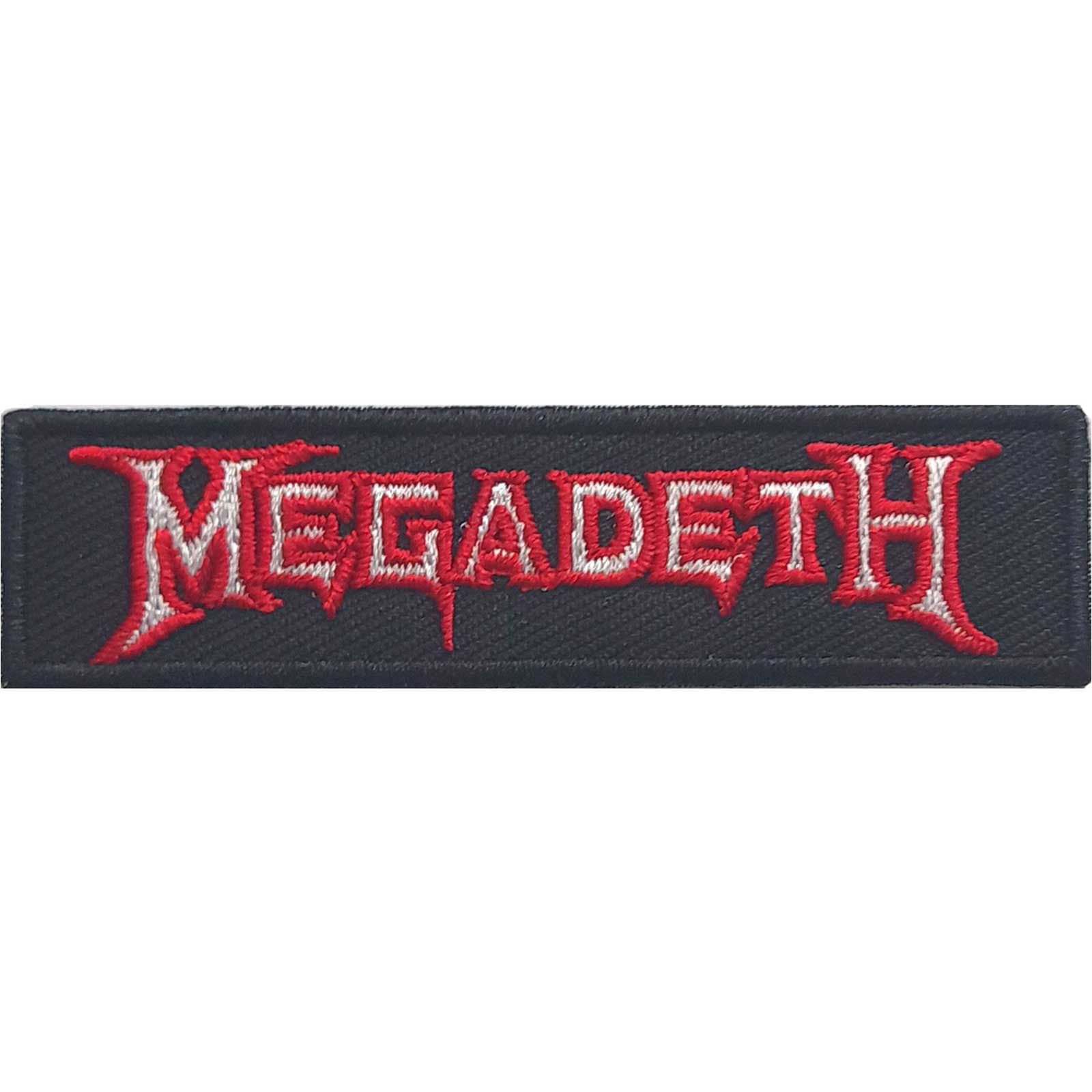 Megadeth Logo Outline Woven Patch Front
