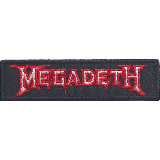 Megadeth Logo Outline Woven Patch Front