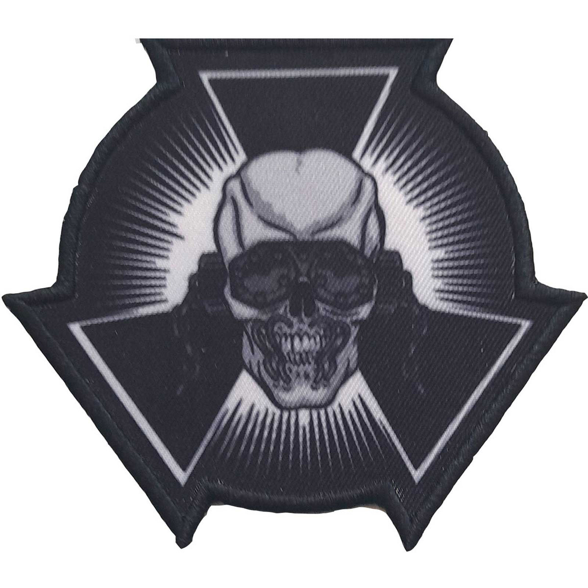 Megadeth Skull Start Woven Patch Front