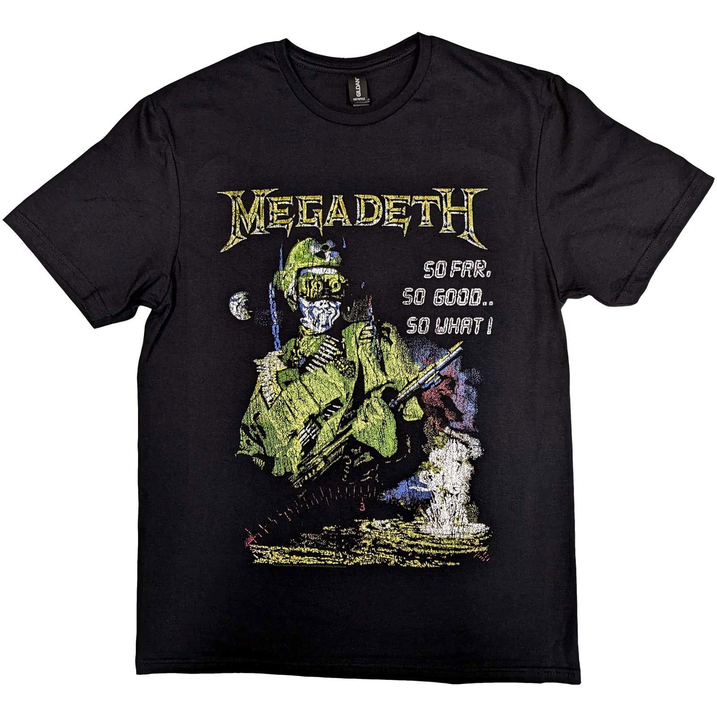 Megadeth Sfsgsw Explosion Vintage T-shirt Front