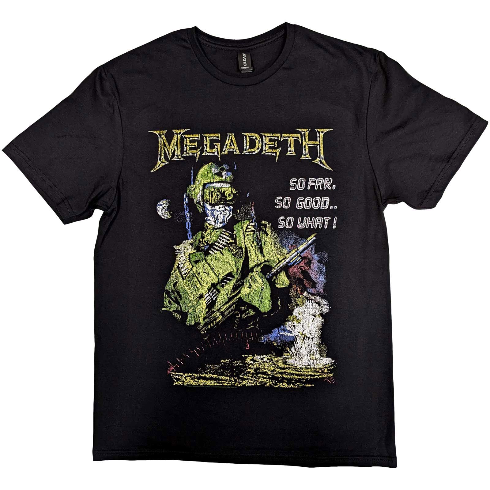 Megadeth Sfsgsw Explosion Vintage T-shirt Front