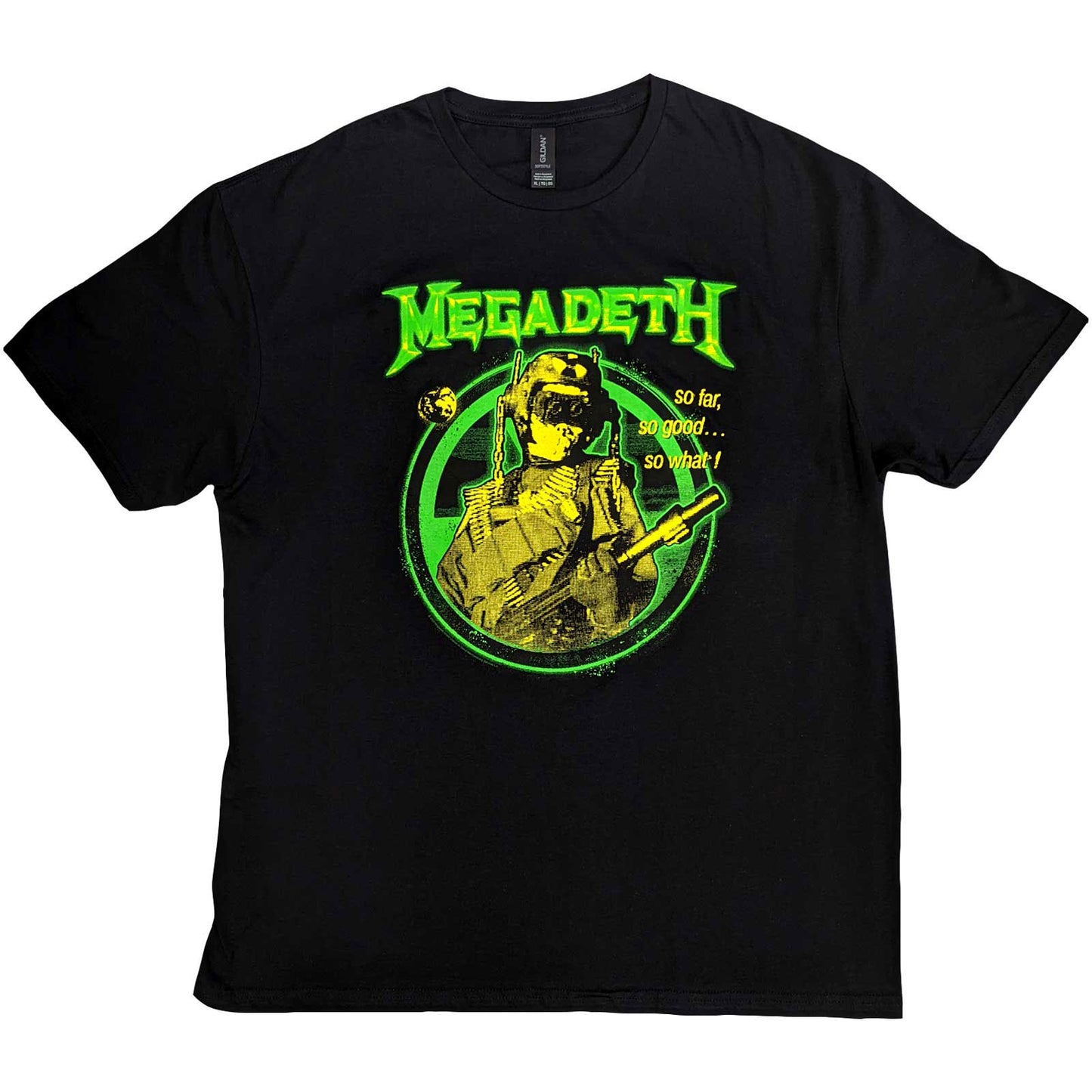 Megadeth Sfsgsw Hi-contrast T-shirt Front