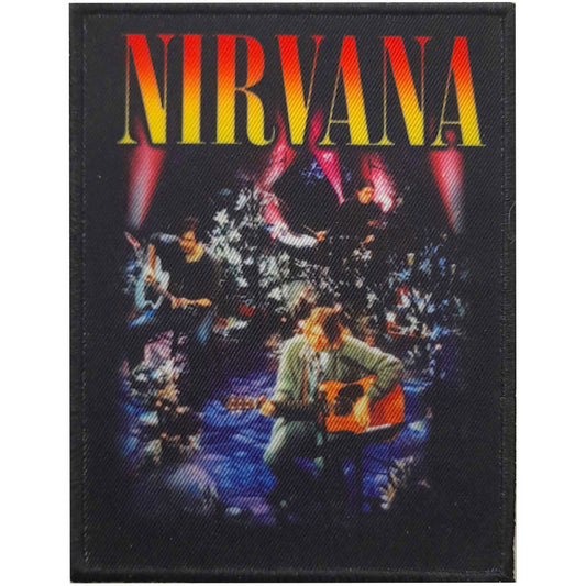 Nirvana Unplugged Photo Woven Patch Front