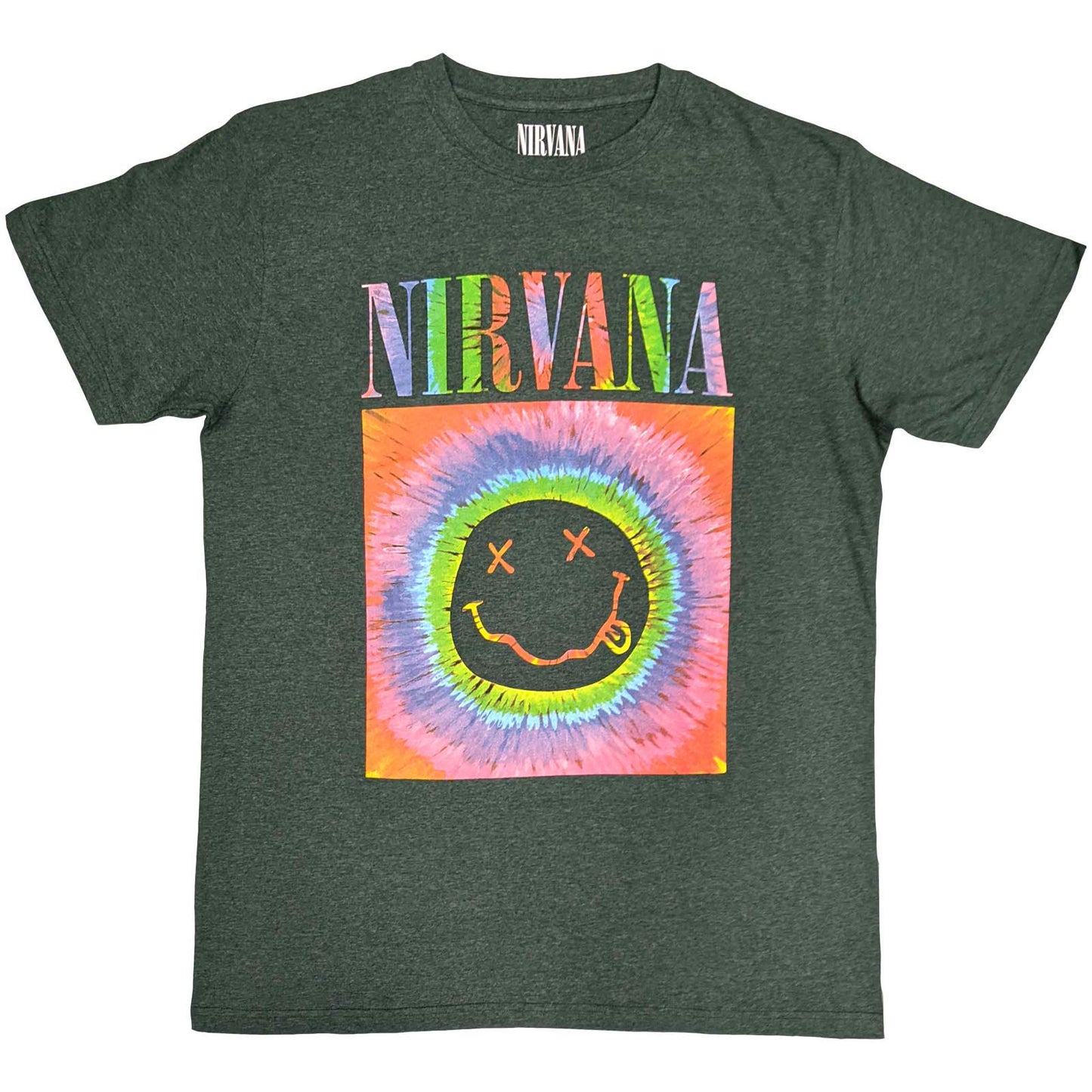 Nirvana Smiley Glow Box T-shirt Front