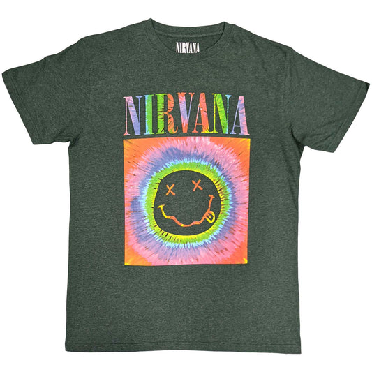 Nirvana Smiley Glow Box T-shirt Front