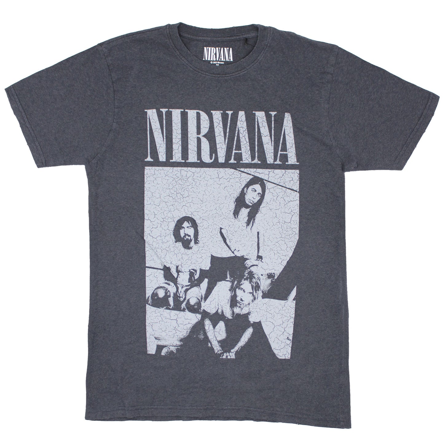 Nirvana Sitting T-shirt Front