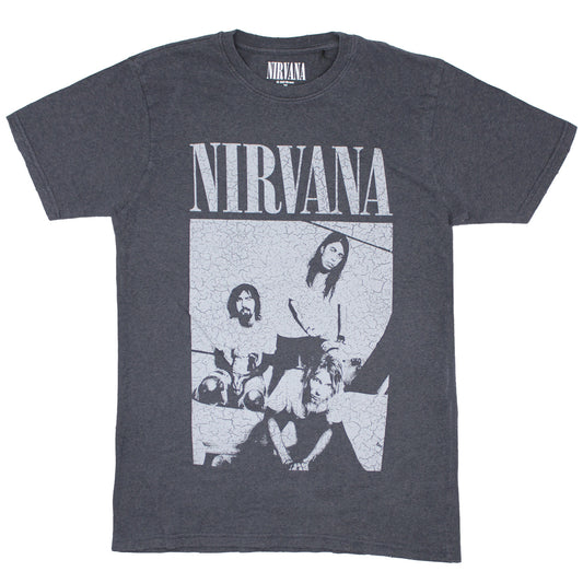 Nirvana Sitting T-shirt Front