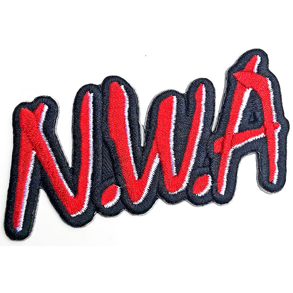 N.W.A. Cut-out Logo Woven Patch Front