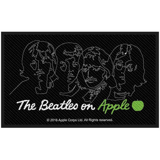 Beatles On Apple Woven Patch Front
