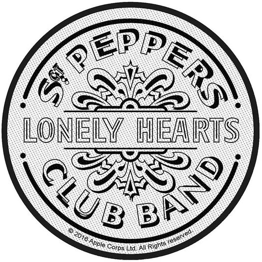 Beatles Sgt Pepper Drum Woven Patch Front