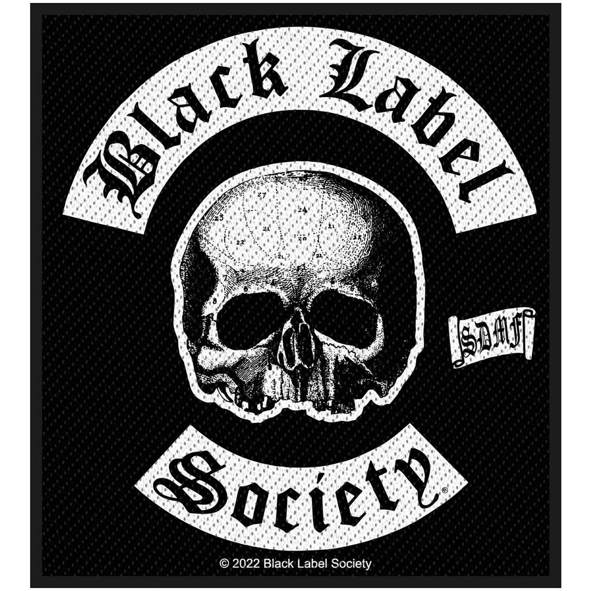 Black Label Society Sdmf Woven Patch Front