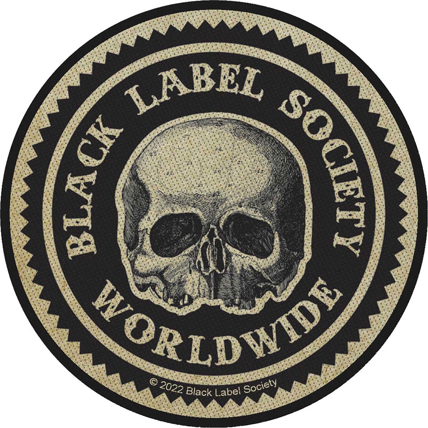 Black Label Society Worldwide Woven Patch Front