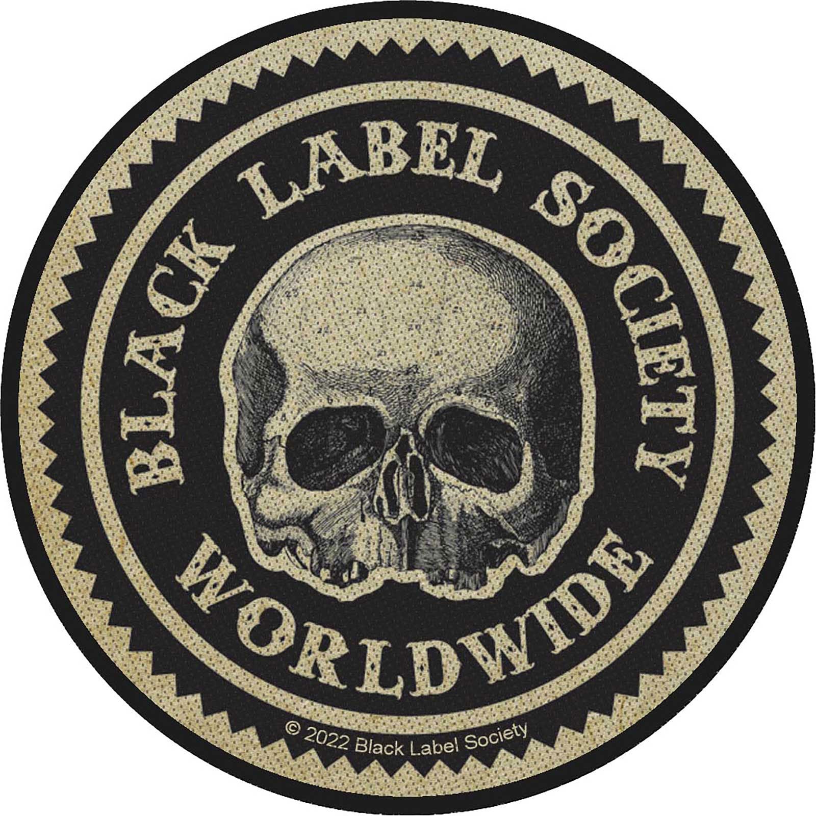 Black Label Society Worldwide Woven Patch Front