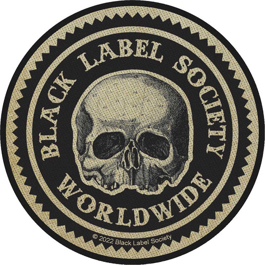 Black Label Society Worldwide Woven Patch Front
