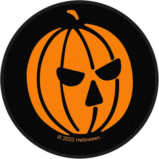 Helloween Pumpkin Woven Patch Front