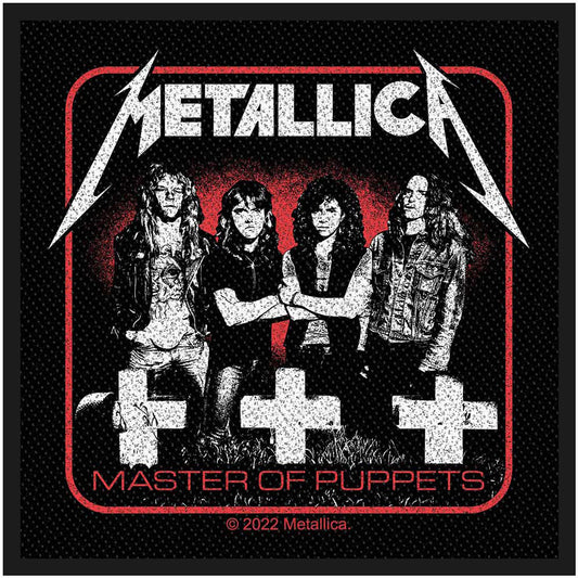 Metallica Master Of Puppets Band Woven Patch Front