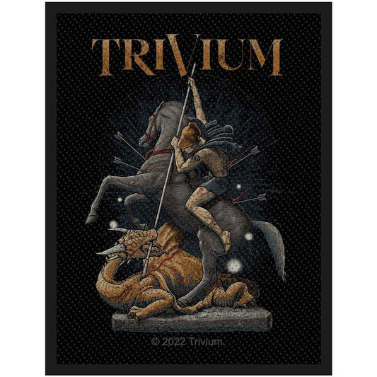Trivium In The Court Of The Dragon Woven Patch Front