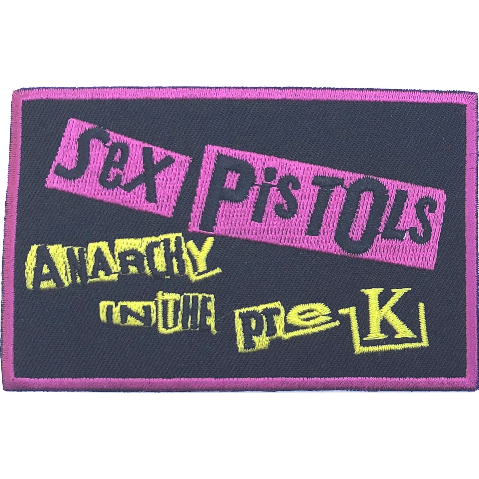 Sex Pistols Anarchy In The Pre-uk Woven Patch Front