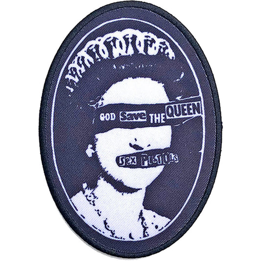 Sex Pistols God Save The Queen Woven Patch Front