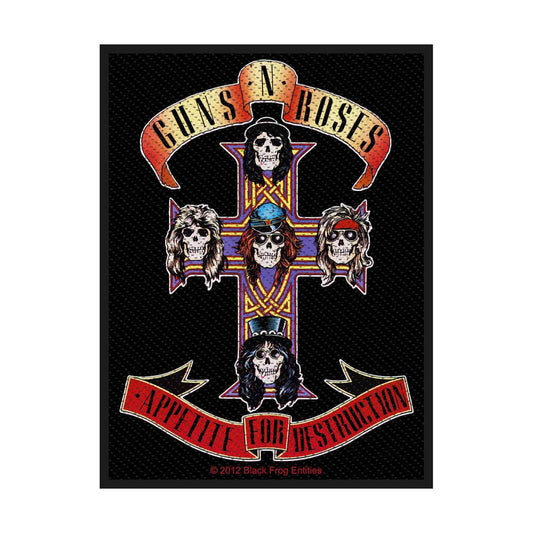 Guns N Roses Appetite Woven Patch Front