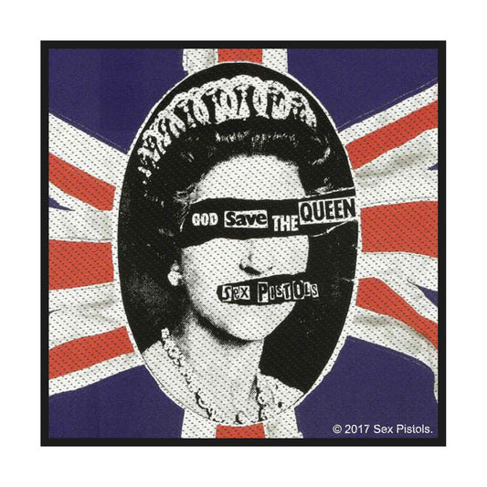 Sex Pistols God Save The Queen Woven Patch Front