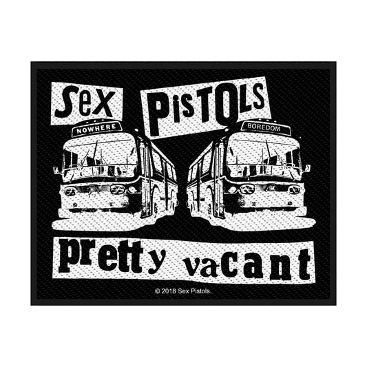Sex Pistols Pretty Vacant Woven Patch Front