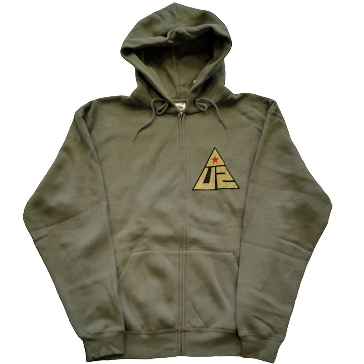 U2 Glastonbury 2011 Pyramid Stage Zippered Hooded Sweatshirt