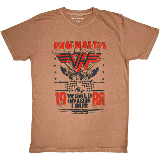 Van Halen World Invasion T-shirt Front