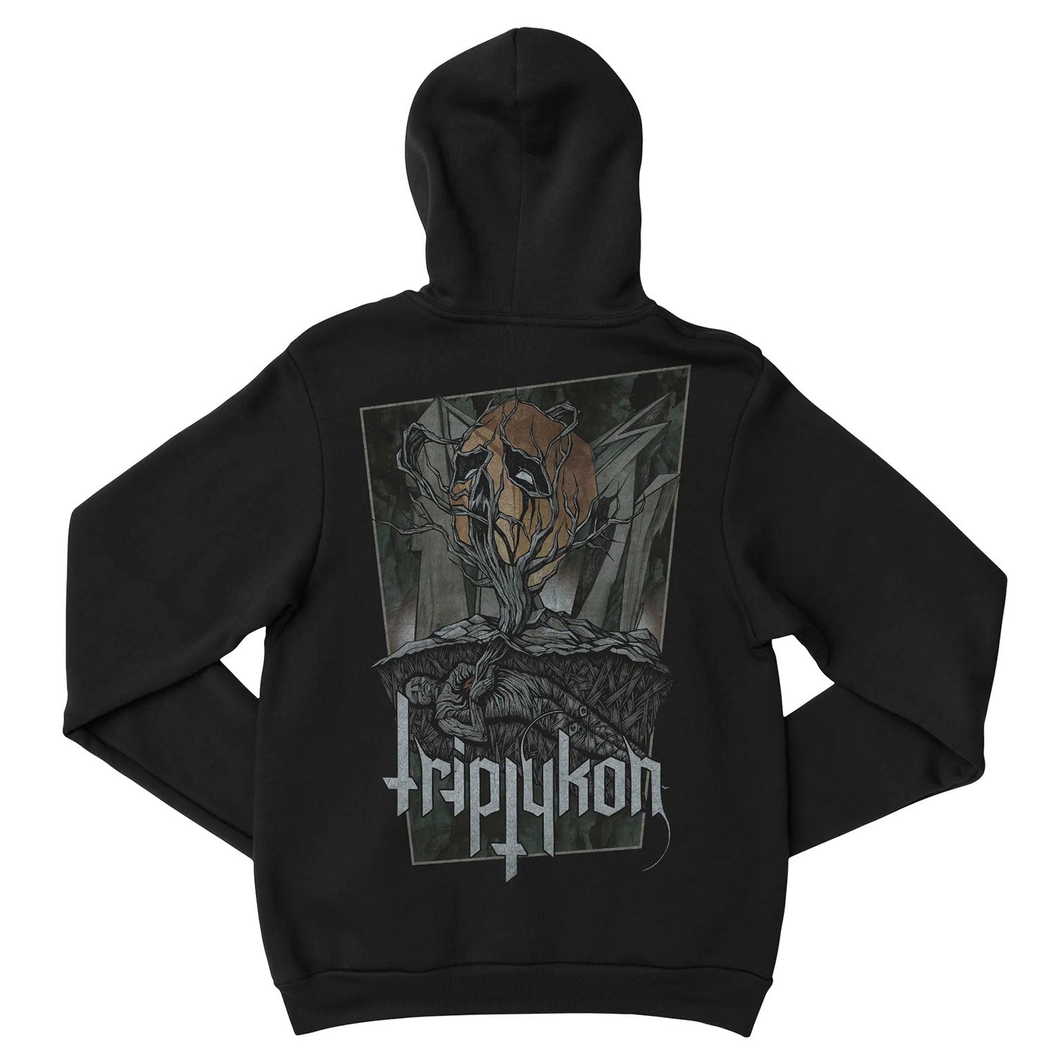 Triptykon Triptych Tree Hooded Sweatshirt Back