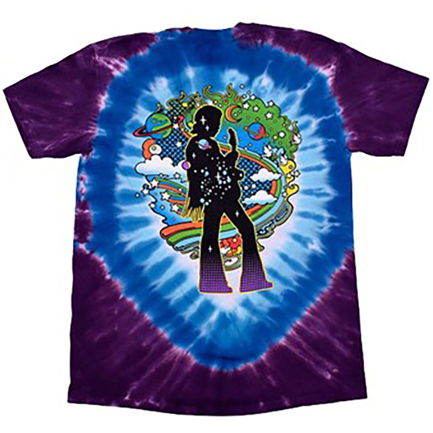 Jimi Hendrix Jimi Mod Tie Dye T-shirt Back